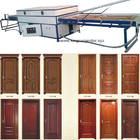 Full automatic PVC foil heating WPC door skin coating vacuum membrane press machine