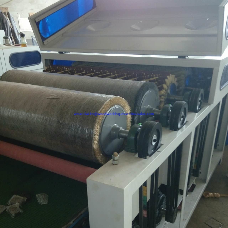 Wire brush roller dupont brush roller and sandpaper rollers polishing machine for wood floor